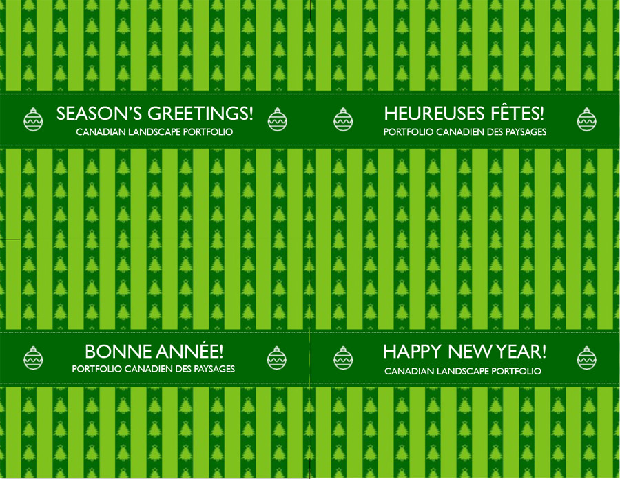 New year port card